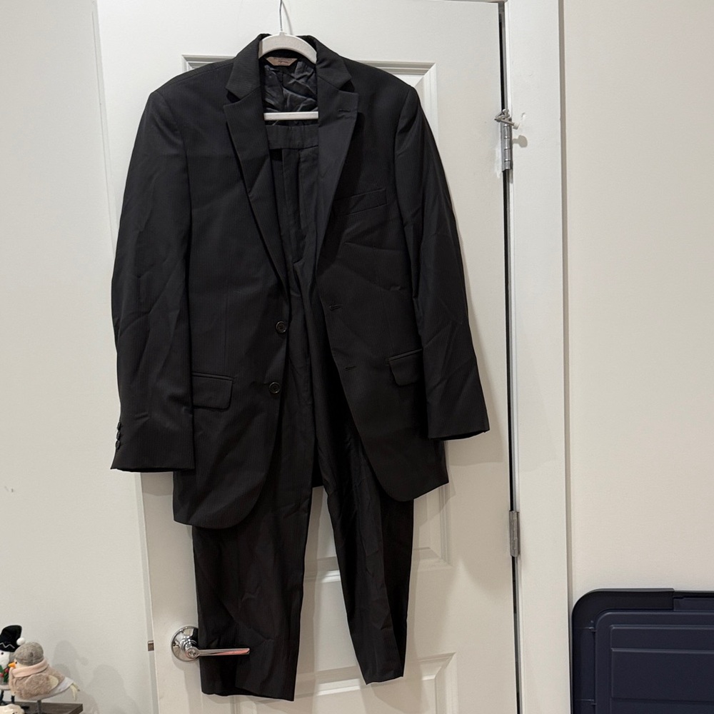 Pronto Uomo Men's Dark Grey Two-Piece Suit